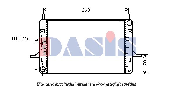 AKS DASIS Radiators, Motora dzesēšanas sistēma 090041N